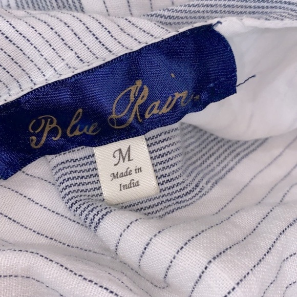 Blue Rain striped romper size small - Picture 3 of 6